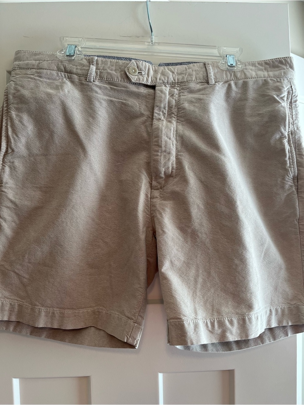 Men's Casual Cotton Blend Shorts - Khaki
